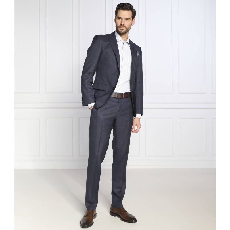 BOSS Wełniany garnitur Huge | Slim Fit