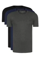 T-shirt 3-pack RN | Regular Fit BOSS BLACK granatowy