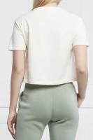 футболка adele | cropped fit GUESS ACTIVE кремовий
