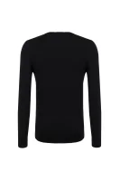 Wełniany sweter C Caio BOSS GREEN czarny