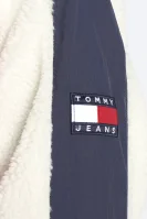 двостороння куртка sherpa | relaxed fit Tommy Jeans темно-синій