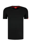 T-shirt Labelled | Regular Fit Hugo Bodywear czarny