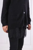 Sweter + halka | Regular Fit TWINSET czarny