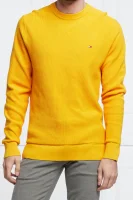 Sweter | Regular Fit Tommy Hilfiger żółty