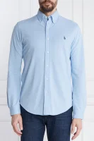 Koszula | Regular Fit | pique POLO RALPH LAUREN błękitny