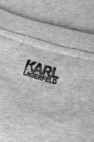 Bluza Rhinestones Karl Lagerfeld szary