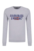 Sweatshirt BERTHOW LOGO | Regular Fit Napapijri gray