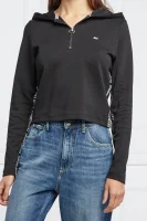 Bluza | Cropped Fit Tommy Jeans czarny