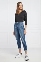 Sweatshirt | Cropped Fit Tommy Jeans black