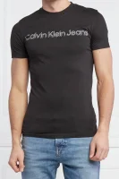 T-shirt INSTITUTIONAL | Slim Fit CALVIN KLEIN JEANS czarny