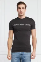 футболка institutional | slim fit CALVIN KLEIN JEANS чорний
