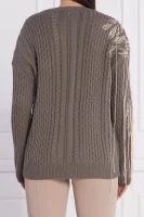 Sweter | Regular Fit | z dodatkiem wełny Patrizia Pepe khaki