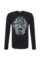 Longsleeve Versace Collection granatowy