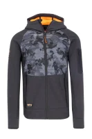 Jacket MOUNTAIN SOFTSHELL HYBRID | Slim Fit Superdry charcoal