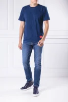 T-shirt INDIGO | Regular Fit CALVIN KLEIN JEANS navy blue