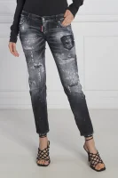 джинси jennifer cropped | slim fit Dsquared2 графітовий