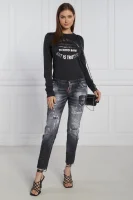джинси jennifer cropped | slim fit Dsquared2 графітовий