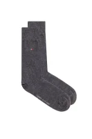 2-pack socks Tommy Hilfiger charcoal