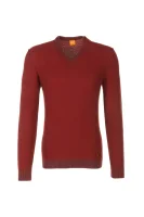Sweter Amindas BOSS ORANGE czerwony