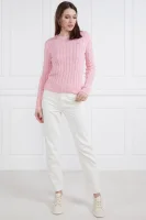 Sweter | Slim Fit POLO RALPH LAUREN różowy