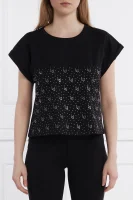 T-shirt | Regular Fit Liu Jo Beachwear czarny