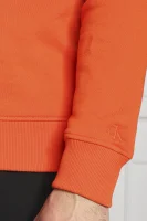 Bluza SEASONAL BLOCKED LOGO HOODIE | Regular Fit CALVIN KLEIN JEANS pomarańczowy