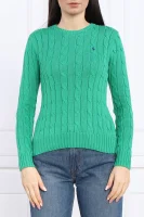 Sweter | Slim Fit POLO RALPH LAUREN zielony