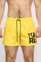 Szorty kąpielowe | Regular Fit Karl Lagerfeld żółty