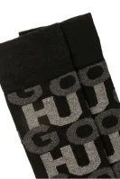 шкарпетки logo allover Hugo Bodywear чорний