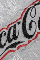 Bluza Rabarbaro Coca-Cola | Loose fit Pinko szary