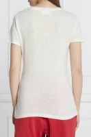 Linen t-shirt | Slim Fit Lacoste 	off white	
