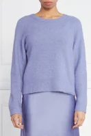 бавовняний светр | regular fit Samsøe Samsøe лавандовий