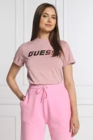 футболка chryssa | regular fit GUESS ACTIVE рожевий