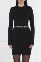 Сукня fitted lslv Karl Lagerfeld Jeans чорний