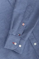 Two Tone Diamond Structure Shirt Tommy Hilfiger navy blue