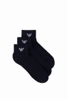 Socks 3-pack Emporio Armani navy blue