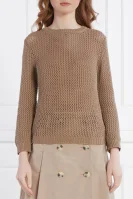 Sweter VITE | Slim Fit Marella SPORT brązowy