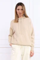 Bluza | Regular Fit | z dodatkiem kaszmiru Calvin Klein beżowy