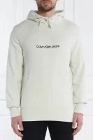 Sweatshirt SQUARE FREQUENCY LOGO | Regular Fit CALVIN KLEIN JEANS 	pistachio	