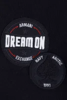 Sweter Armani Exchange granatowy