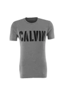Grey Heather T-shirt CALVIN KLEIN JEANS gray