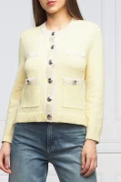 Sweter C_Flarvie | Regular Fit BOSS BLACK żółty