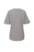 T-shirt Occupato | Loose fit Pinko ash gray