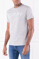 T-shirt TJM OUTLINE LOGO TEE | Regular Fit Tommy Jeans popielaty