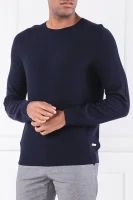 Sweater Erec | Slim Fit | with addition of wool BOSS BLACK navy blue