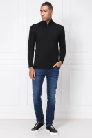 Wełniany sweter TROYER | Regular Fit Karl Lagerfeld czarny
