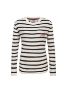 Sweter Tommy Jeans kremowy