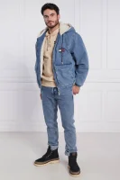утеплена куртка sherpa | regular fit Tommy Jeans голубий