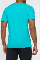 T-shirt Tee | Regular Fit BOSS GREEN turkusowy