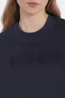 T-shirt Drisela | Oversize fit HUGO granatowy